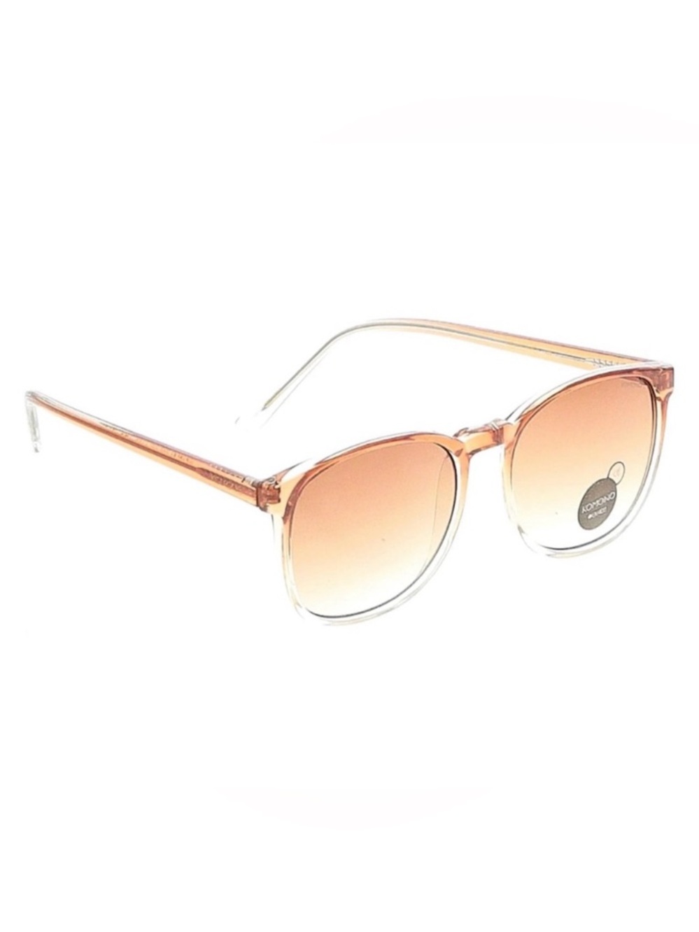New Komono Urkel Gradient Peach Sunglasses Orange Ombre Boho - Picture 2 of 14